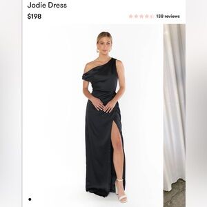 Show Me Your MuMu Black One-Shoulder Maxi Dress